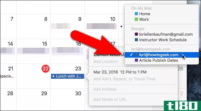 如何在ios和OSX中为新约会设置默认日历