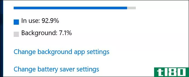 如何在Windows10上查看哪些应用程序正在耗尽电池电量