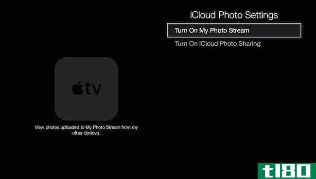 如何将icloud照片用作apple tv的屏幕保护程序