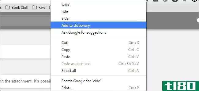 如何从GoogleChrome拼写词典中删除单词