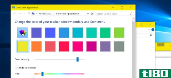 如何在Windows10上获得彩色窗口标题栏（而不是白色）