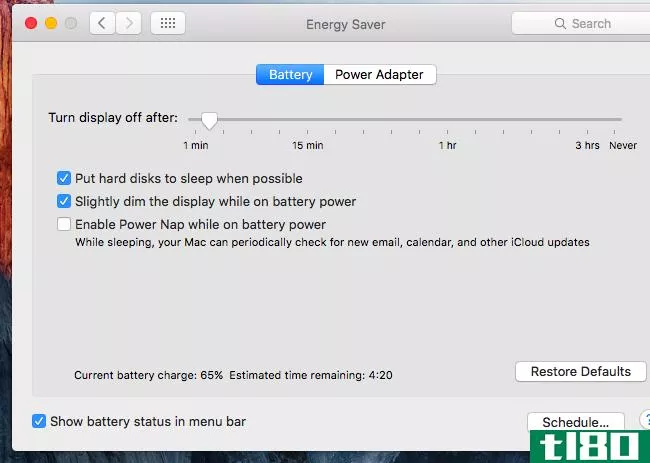 如何查看哪些应用程序正在耗尽mac的电池