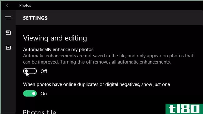 如何在Windows10的照片应用程序中禁用自动增强