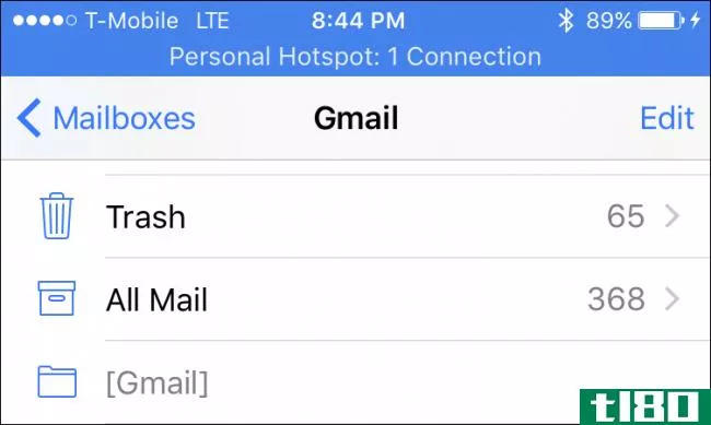 如何删除iphone或ipad上的电子邮件