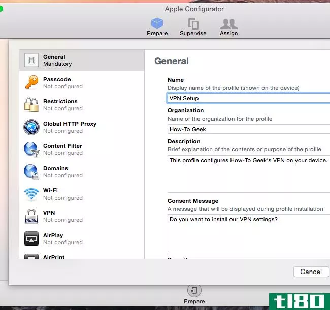 创建配置文件以简化iPhone和iPad上的vpn设置