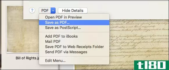 如何在mac上将图像合并成一个pdf文件