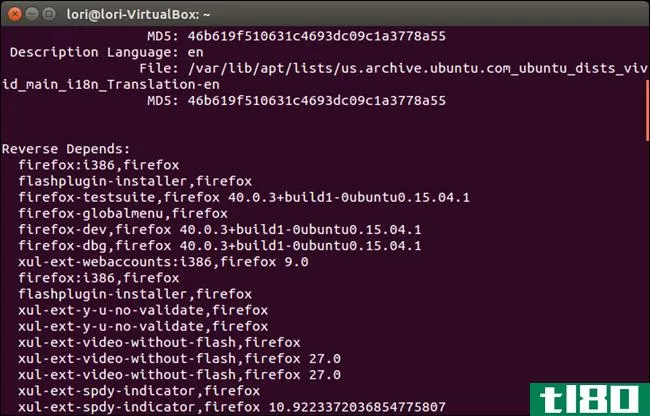如何在linux中找到应用程序的确切包名
