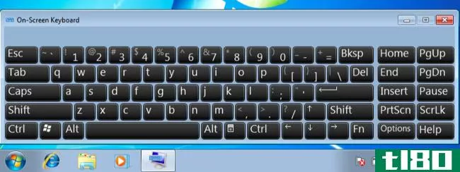 如何在Windows7、8和10上使用屏幕键盘
