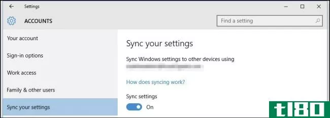 了解Windows10中的新同步设置