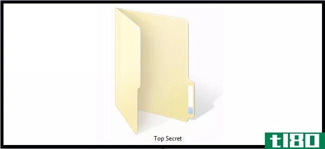 在windows中创建一个超级隐藏的文件夹而不需要任何额外的软件