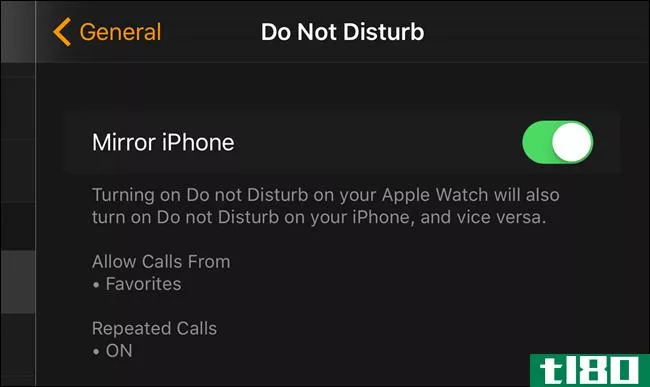如何在apple watch上使用请勿打扰