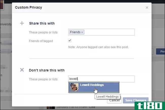 如何显示或隐藏某些人的facebook帖子