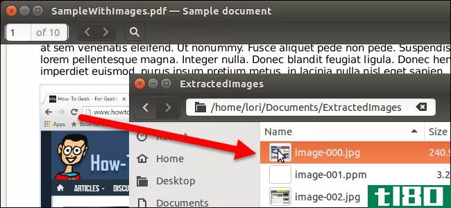 linux下如何从pdf文件中提取和保存图像