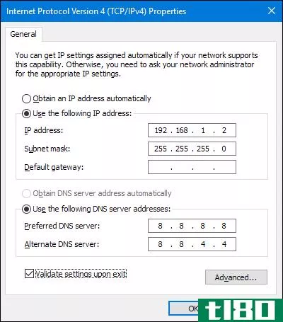 如何在Windows7、8、10、xp或vista中分配静态ip地址