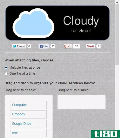 如何使用cloudy将在线文件附加到gmail邮件