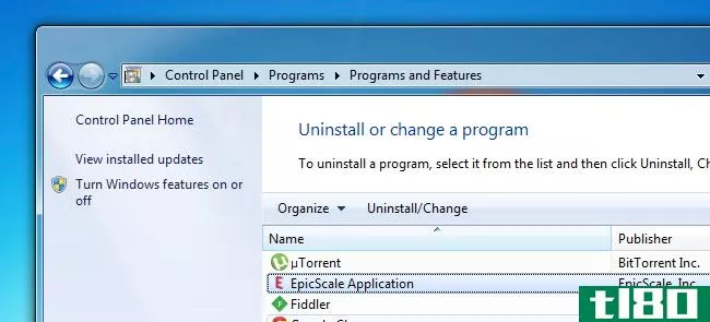 如何从您的计算机中删除utorrent的epicscale垃圾软件