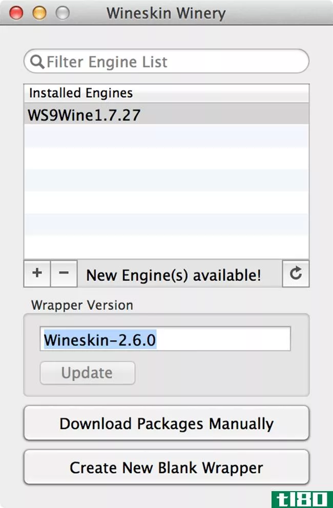 使用wineskin在mac上运行windows应用程序/游戏