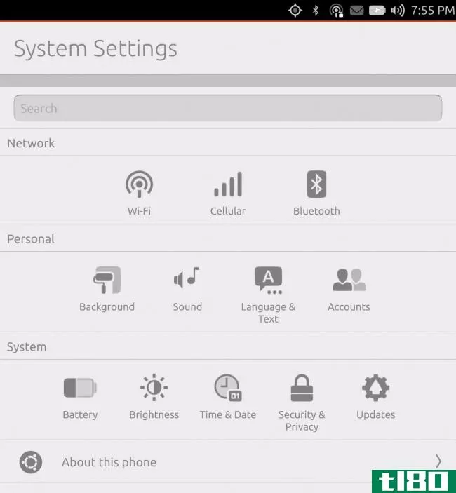 截图之旅：在nexus7上运行ubuntutouch 14.04