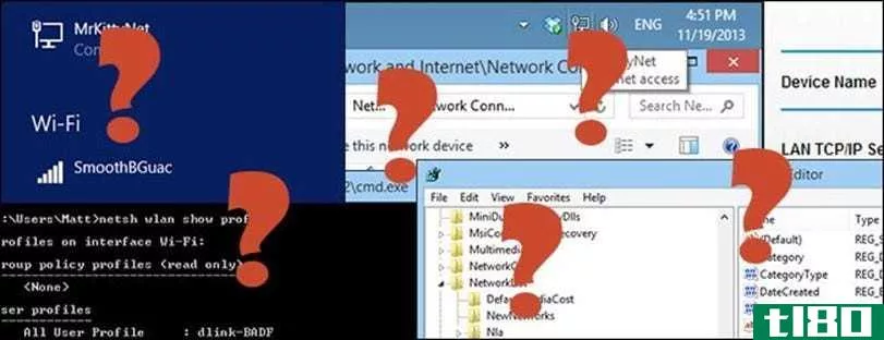 如何在Windows8.1中“忘记”有线（或无线）网络