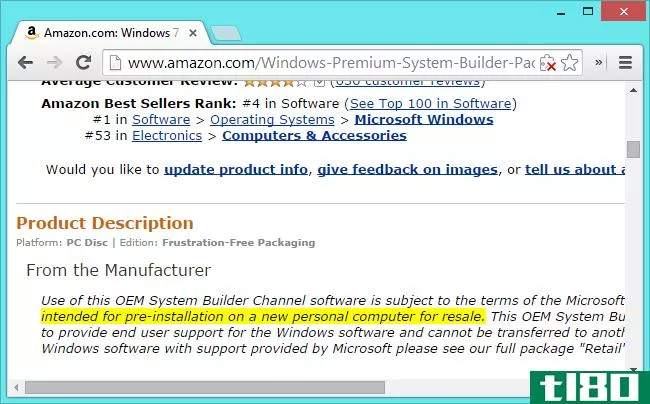 微软用Windows8.1SystemBuilder授权误导消费者