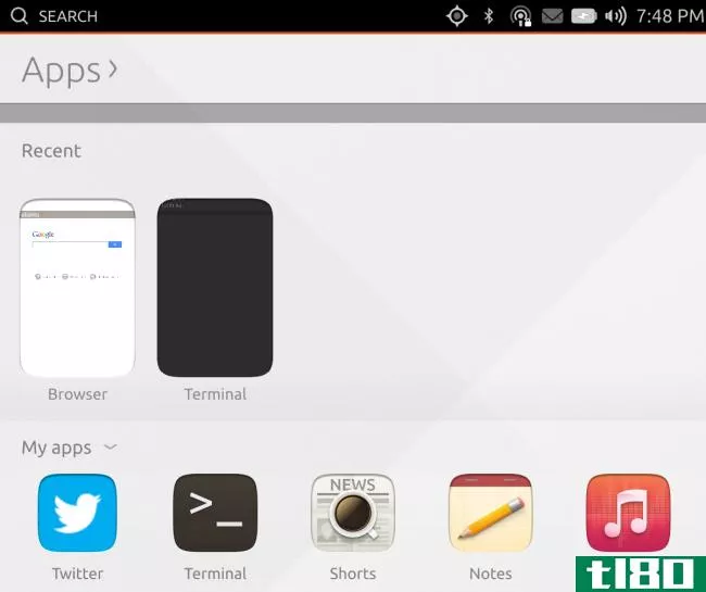 截图之旅：在nexus7上运行ubuntutouch 14.04