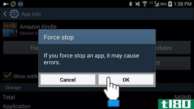 如何关闭/停止android设备上正在运行的应用程序