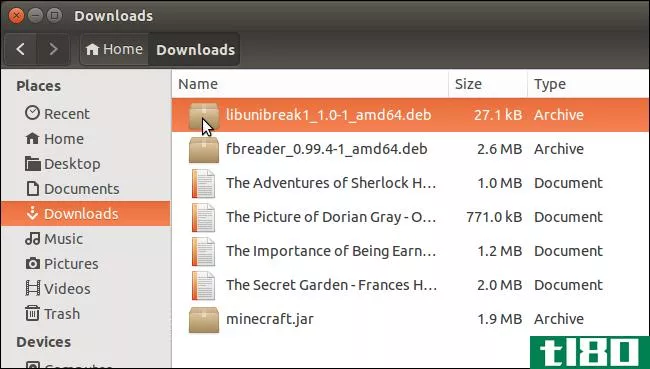 如何在ubuntu14.04中读取mobi文件