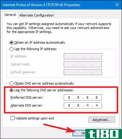 如何切换到opendns或googledns来加速web浏览