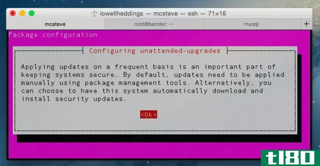 如何在ubuntu服务器上启用自动安全更新