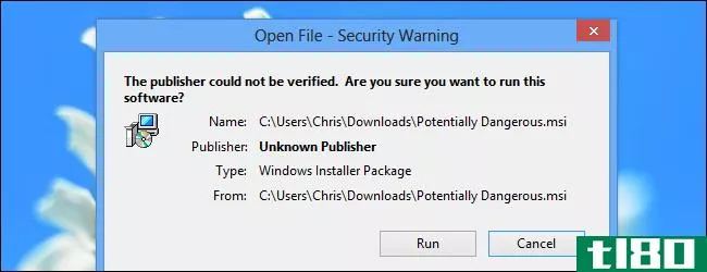 在windows上有50多个潜在危险的文件扩展名