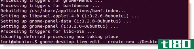 在ubuntu 11.04和11.10中创建桌面快捷方式