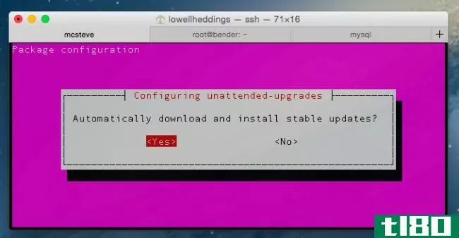 如何在ubuntu服务器上启用自动安全更新
