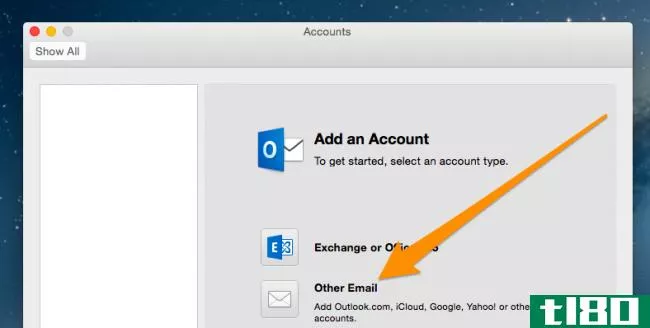 如何将gmail添加到mac os x的新outlook（office 365）