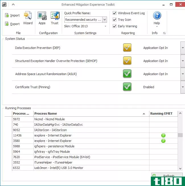 使用microsoft的增强缓解体验工具包（emet）快速保护您的计算机