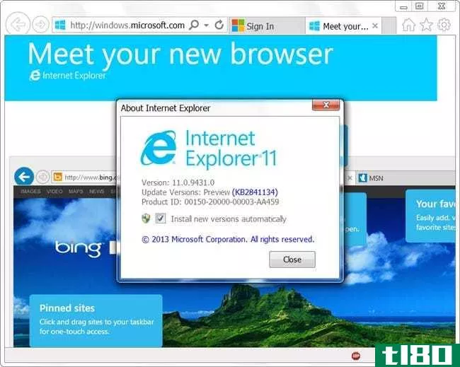 internet explorer 11 for windows 7的开发人员预览现在可用