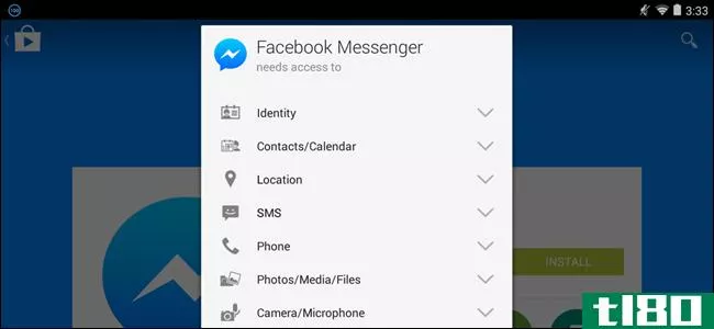 如何在android设备上注销facebook messenger