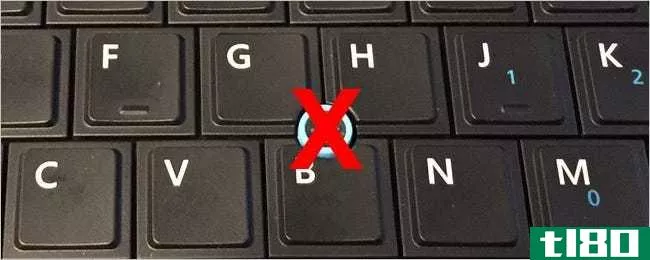 如何禁用dell笔记本电脑上的trackpoint鼠标按钮？