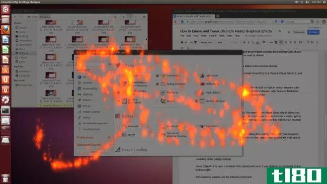 如何启用和调整ubuntu华丽的图形效果