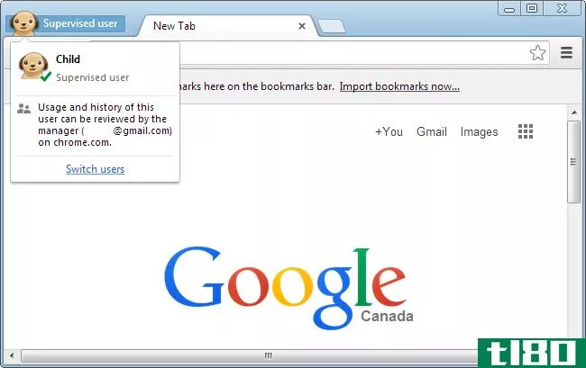 使用受监督的用户在chromebook（或仅在chrome中）上设置家长控制