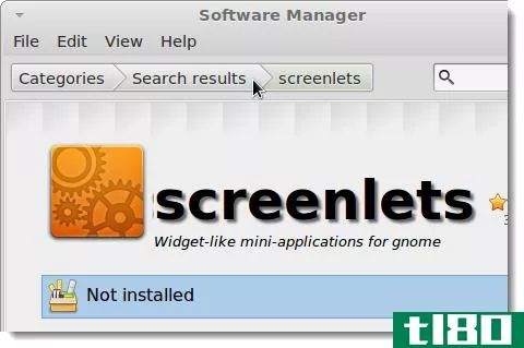 如何在linux mint 12中为桌面小部件安装screenlet