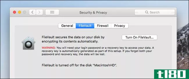 如何加密mac的系统驱动器、可移动设备和单个文件