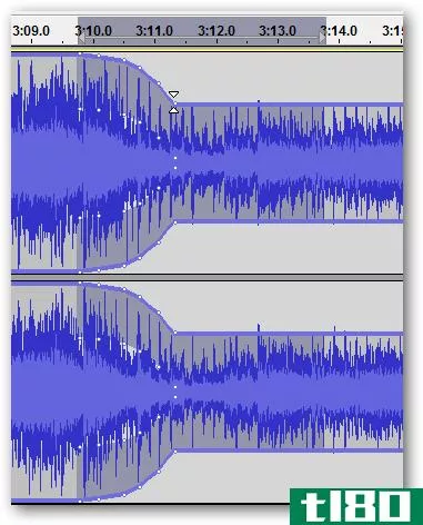 如何使用crossfade-in-audacity在音频曲目之间实现无缝过渡