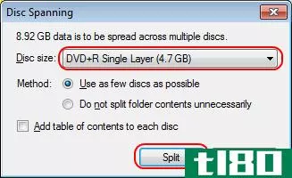 如何在多张dvd或cd光盘上刻录数据