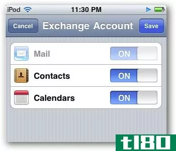 使用exchange activesync将hotmail与iphone或ipod touch同步