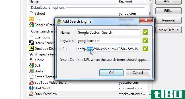 如何将chrome的默认搜索切换到国际谷歌