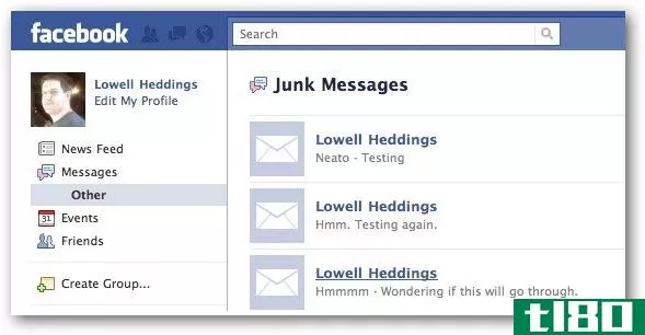 如何检查你的facebook邮件垃圾邮件/垃圾邮件文件夹