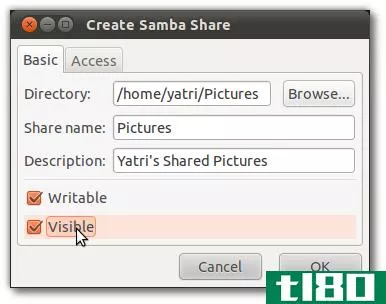 如何在linux中轻松创建samba（windows）共享