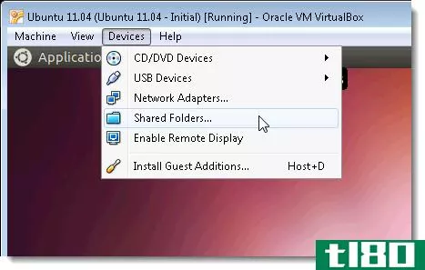 访问virtualbox ubuntu 11.04虚拟机中的共享文件夹