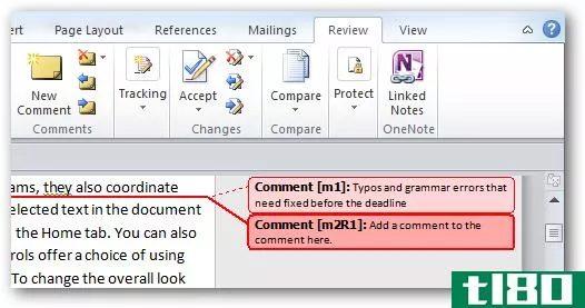 如何在word2010中为文档添加注释