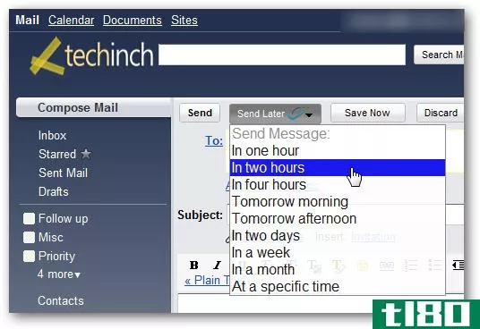 在gmail中使用boomerang发送或接收电子邮件（我们有邀请）